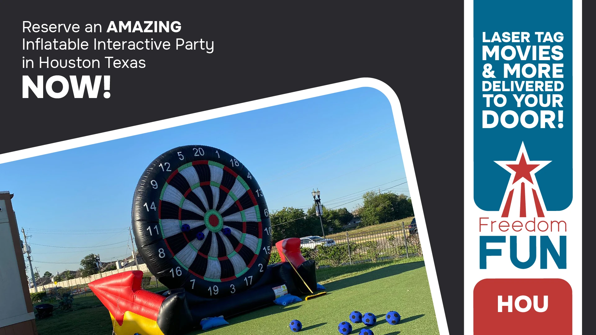 Houston Texans Inflatables Inflatable Interactive Game Rentals in Houston, TX | Freedom FUN USA