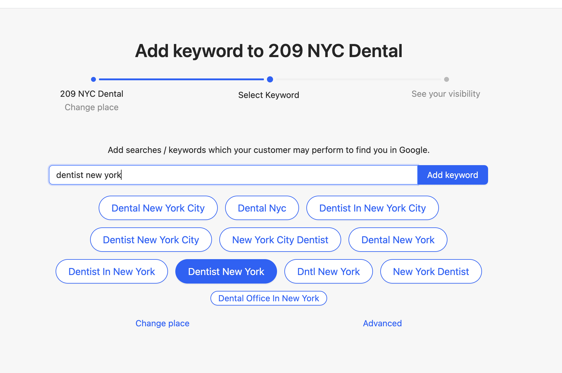 local keyword finder surfer local