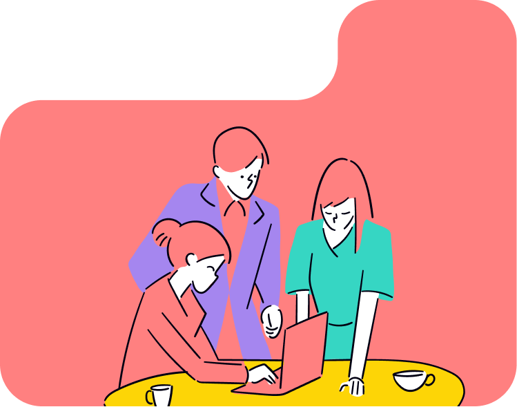 people working with loop