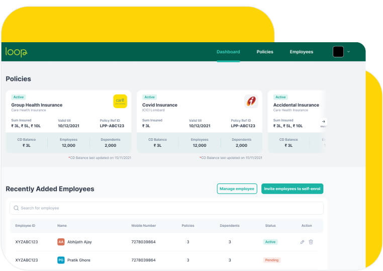 dashboard ui loop app