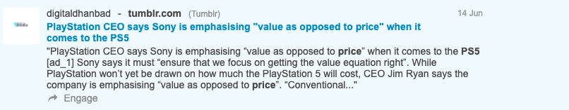 PS CEO Tumblr post