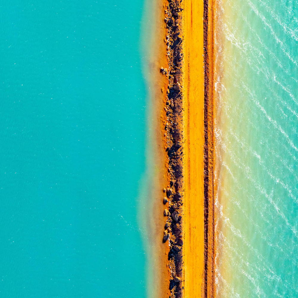 Salinity: Aerial Abstract Photography