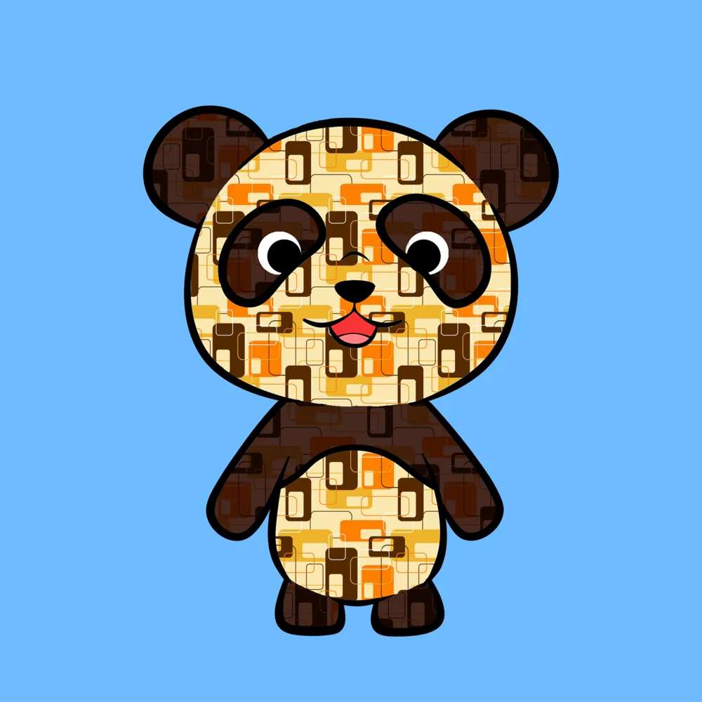 Colorful Panda