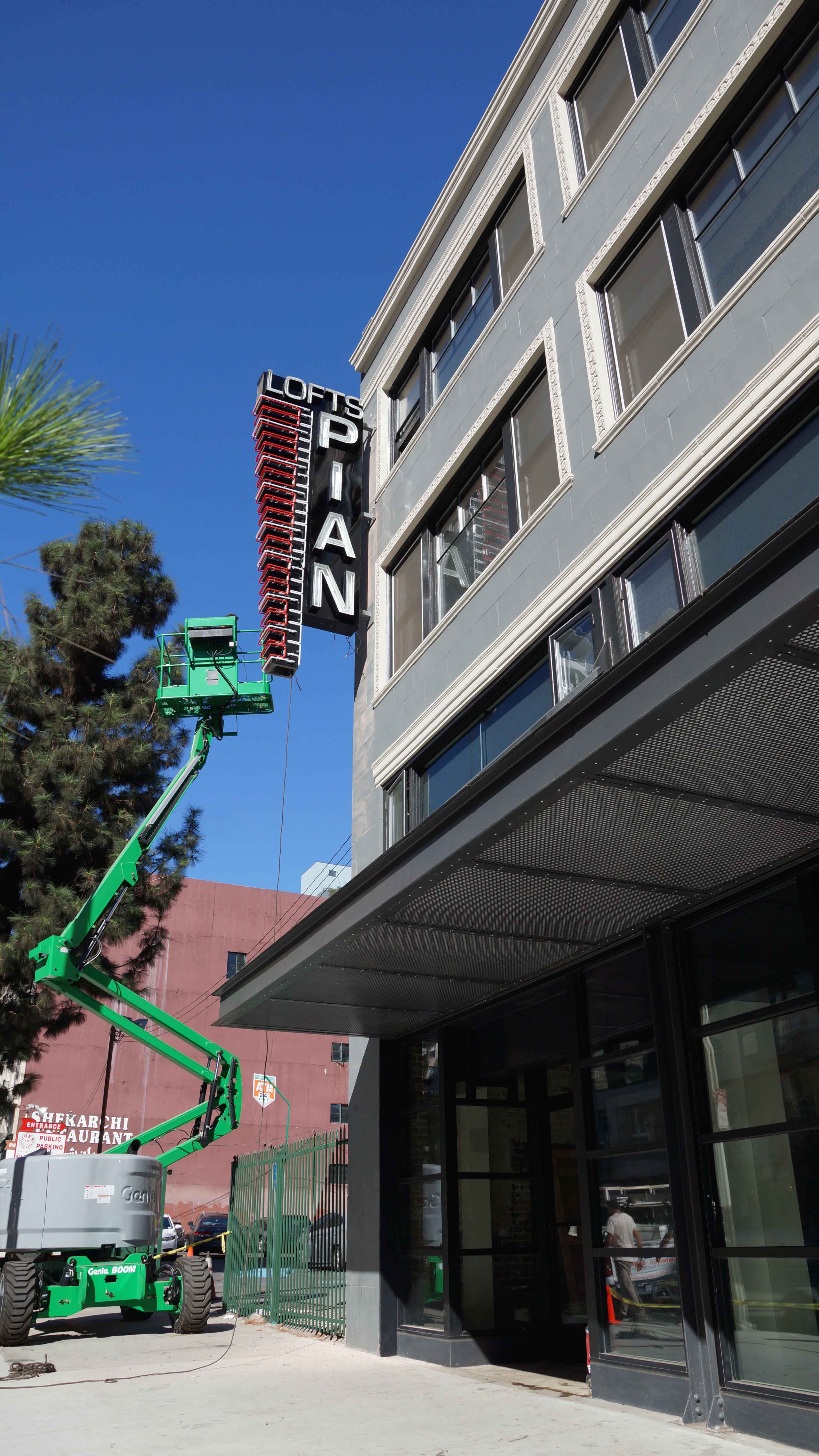 Piano Lofts installation. 