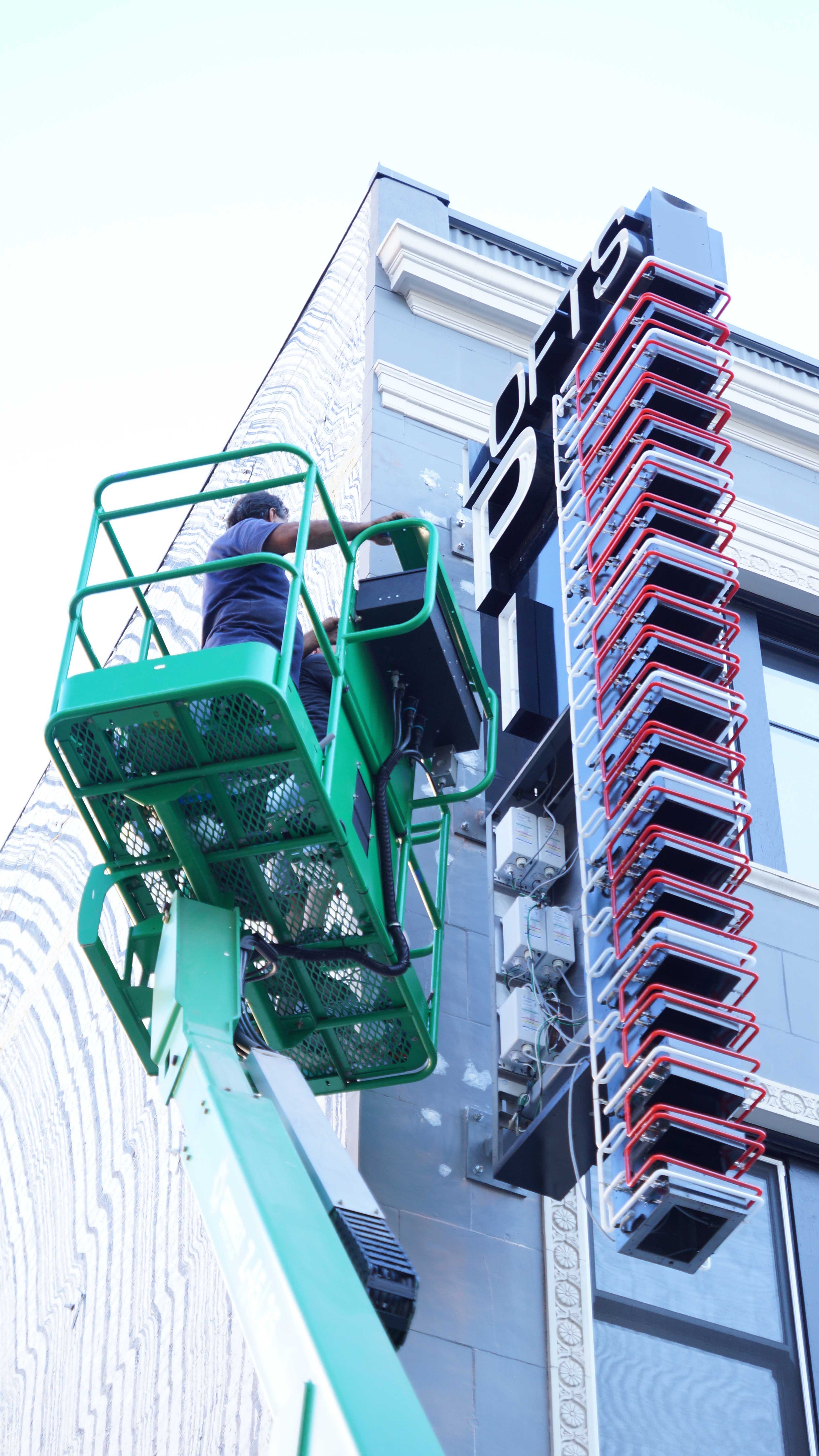 Piano Lofts installation. 