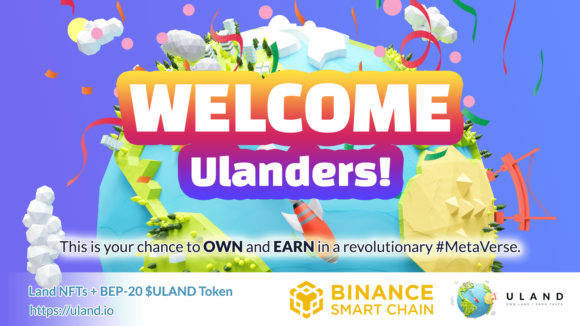 ULAND - NEXT MINT DROP of Tier 2 Land Asset NFT's