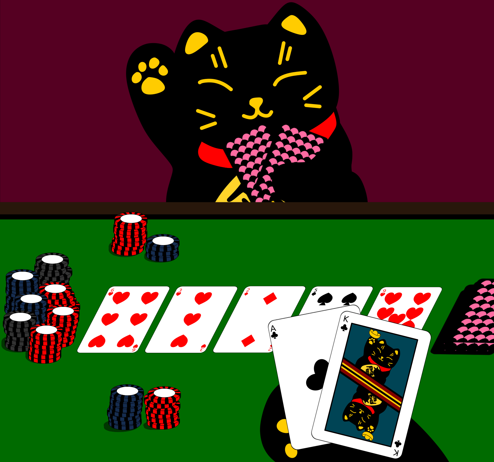 Poker Neko (River Phase)