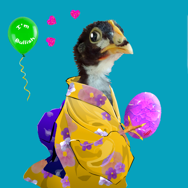Sassy the Chick'n Kimono by Crypto Wish