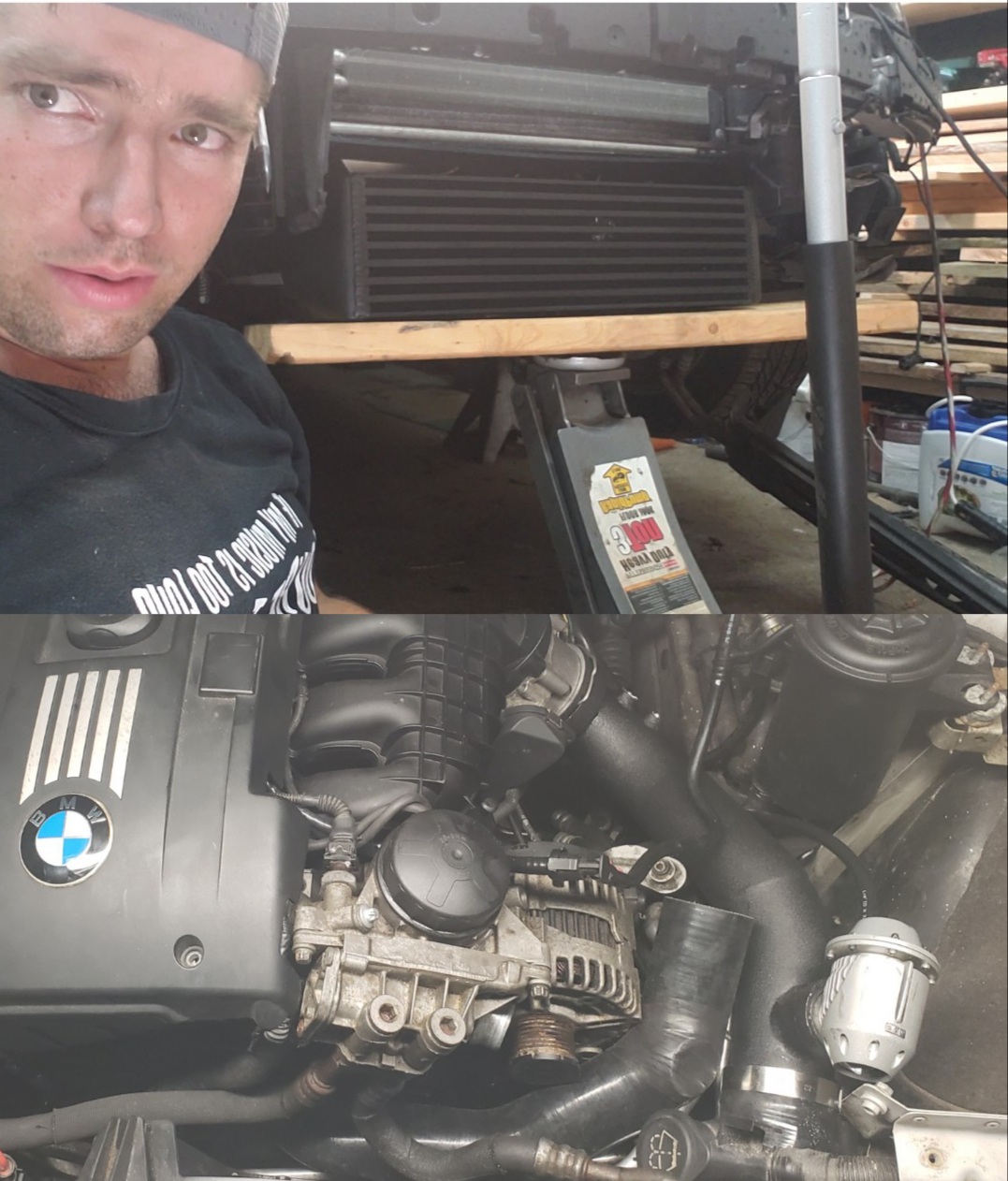 Arm motorsports 7" intercooler and 535 chargepipe