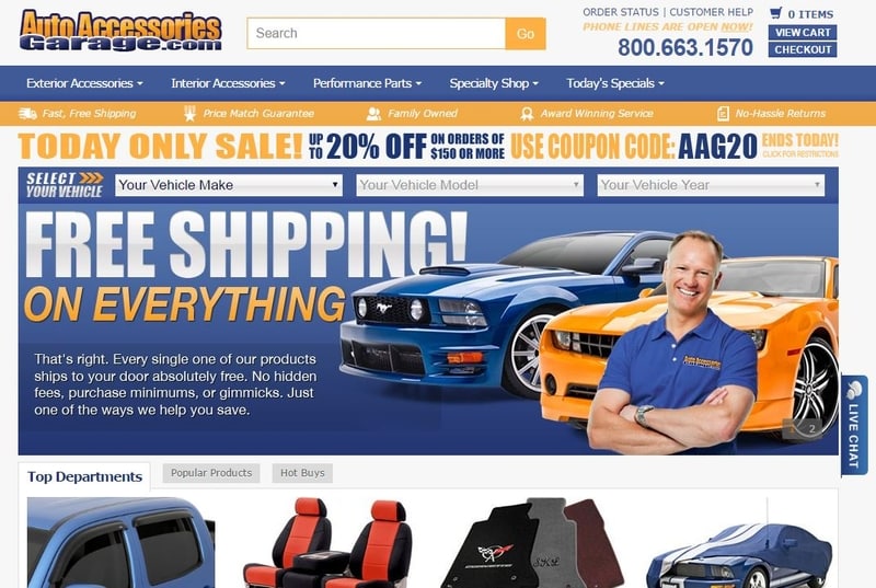 Auto Accessories Garage Sponsorship Application