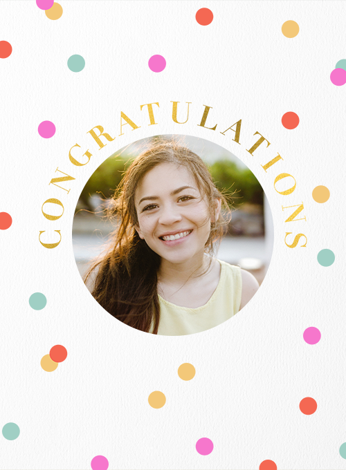 Confetti Congratulations Evite