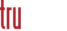 The TruReports product logo in red & white.