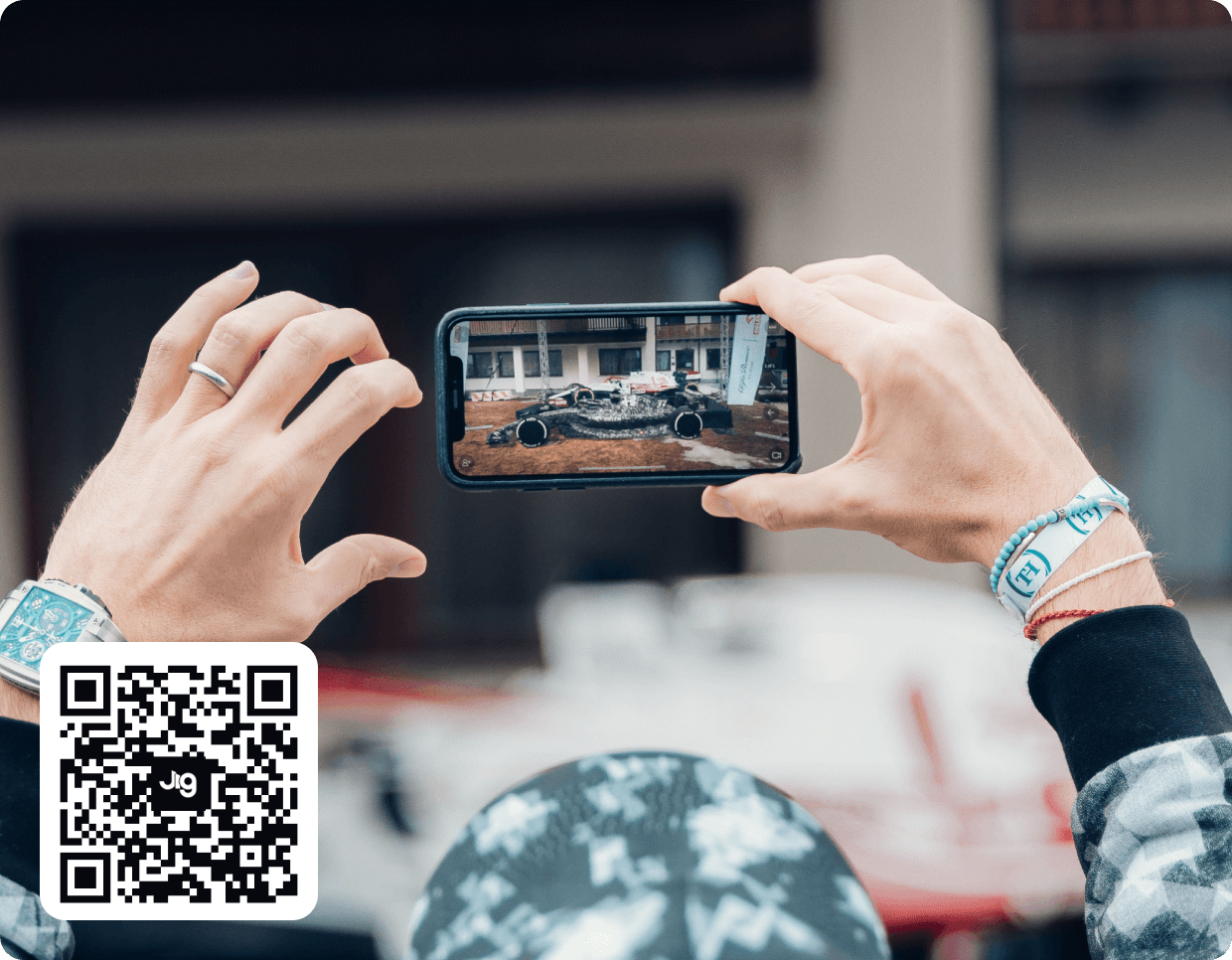Scan QR code to view in AR.