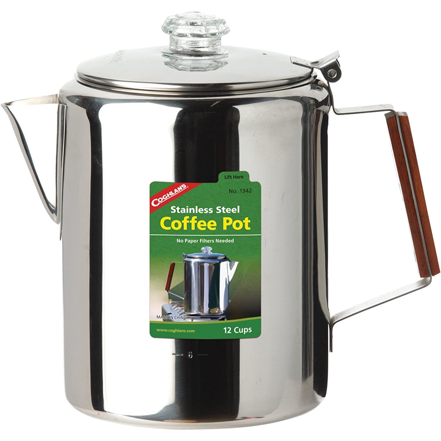 [Amazon] Coghlan's 12Cup Stainless Steel Coffee Pot 21.30 (was 49.