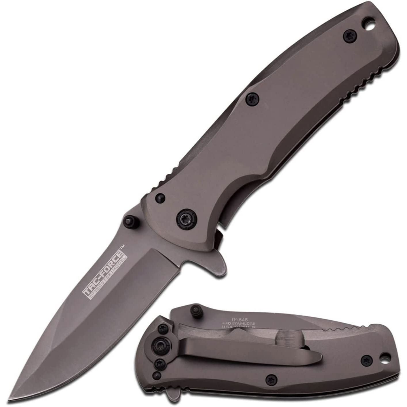 [Amazon] TacForce Spring Assisted Folding Pocket Knife 3.49 (was