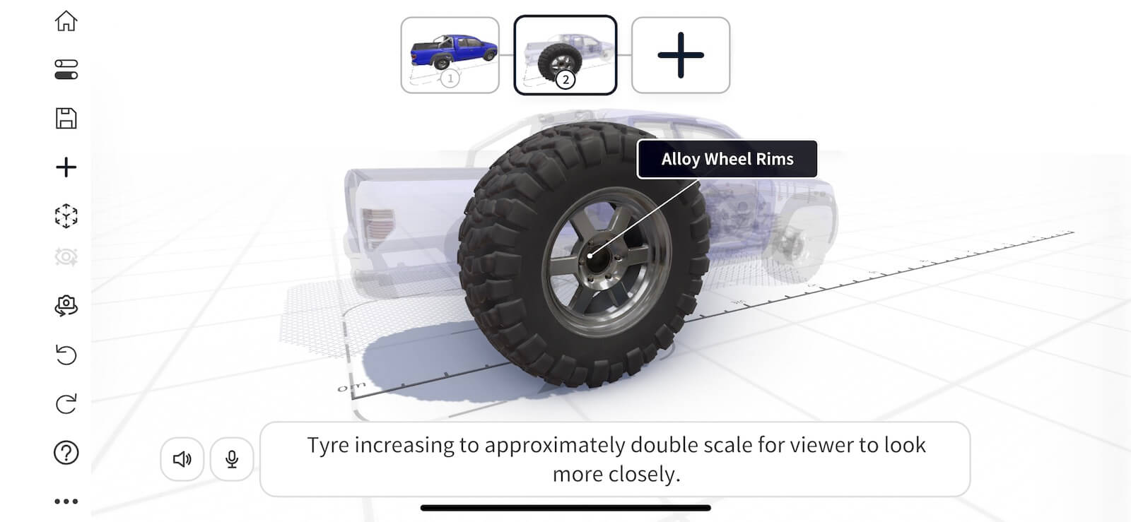 Increasing the scale of 3D objects in JigSpace increases their real world scale