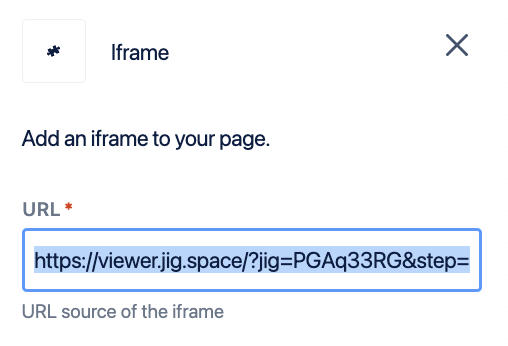 Iframe HTML embed URL in Atlassian confluence