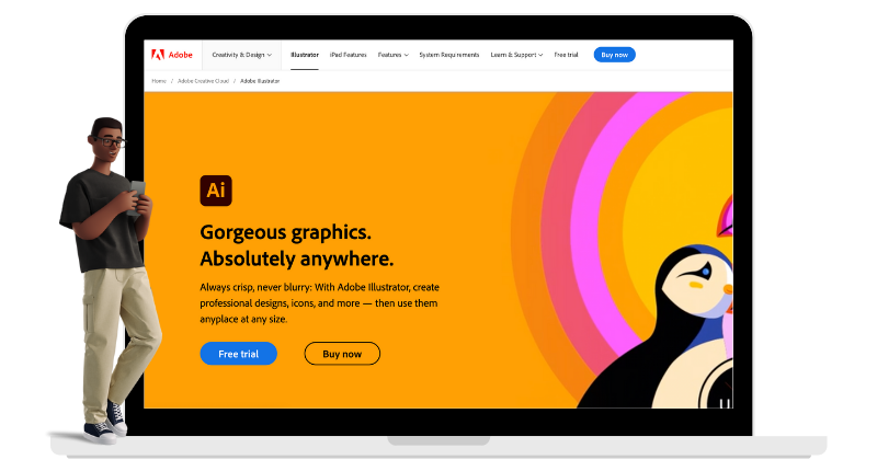 Image of Adobe Illustrator Tech Pack Software