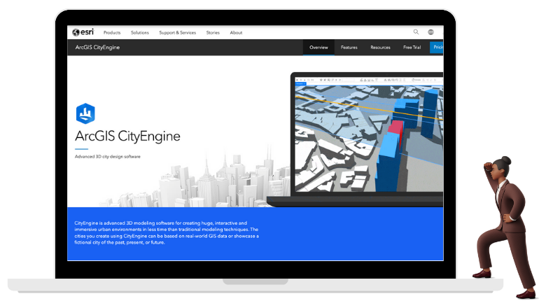 Image of ArcGIS CityEngine Urban Planning Software