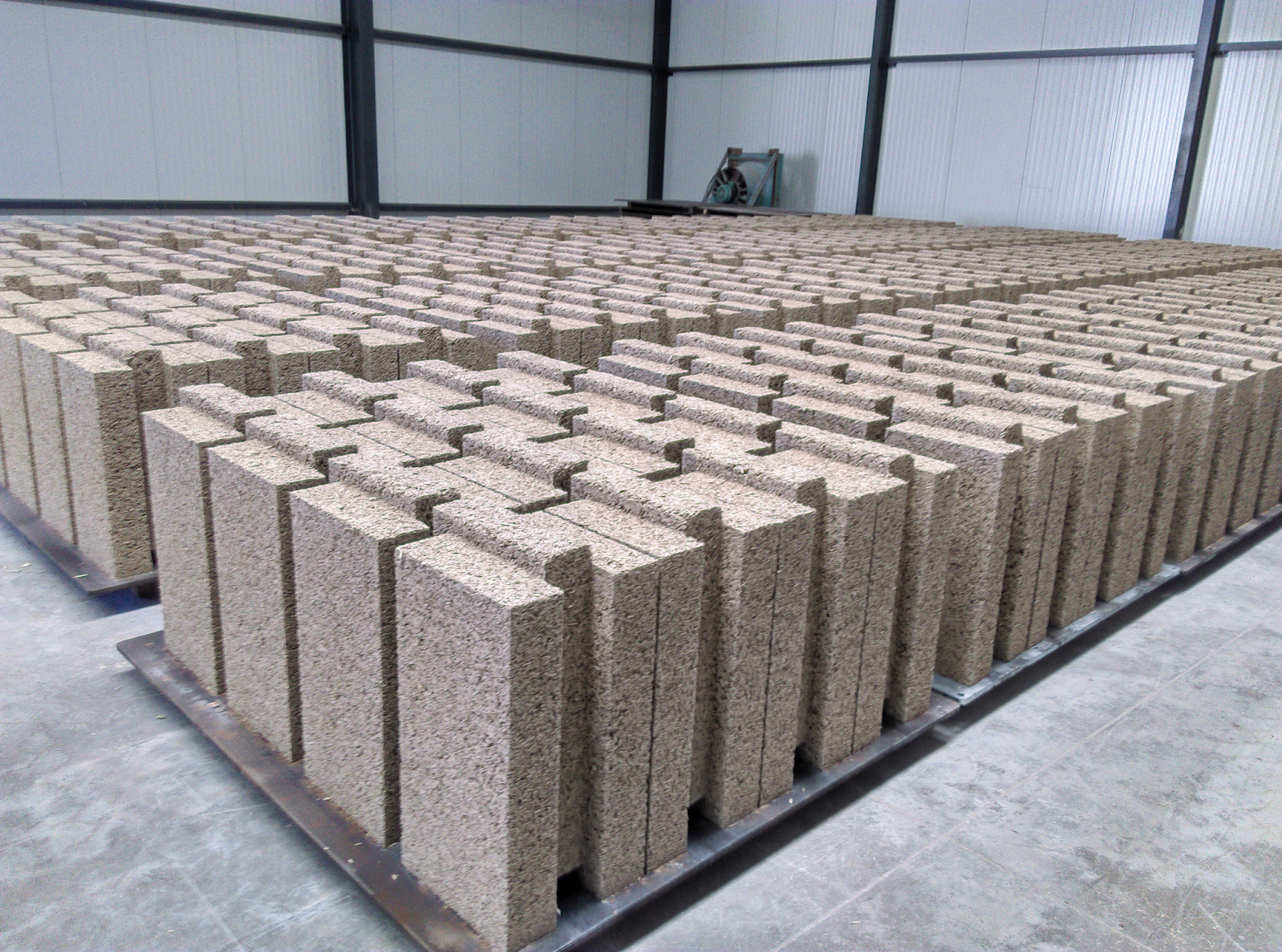 Hempcrete is an environmental friendly material, potential for sustainable construction