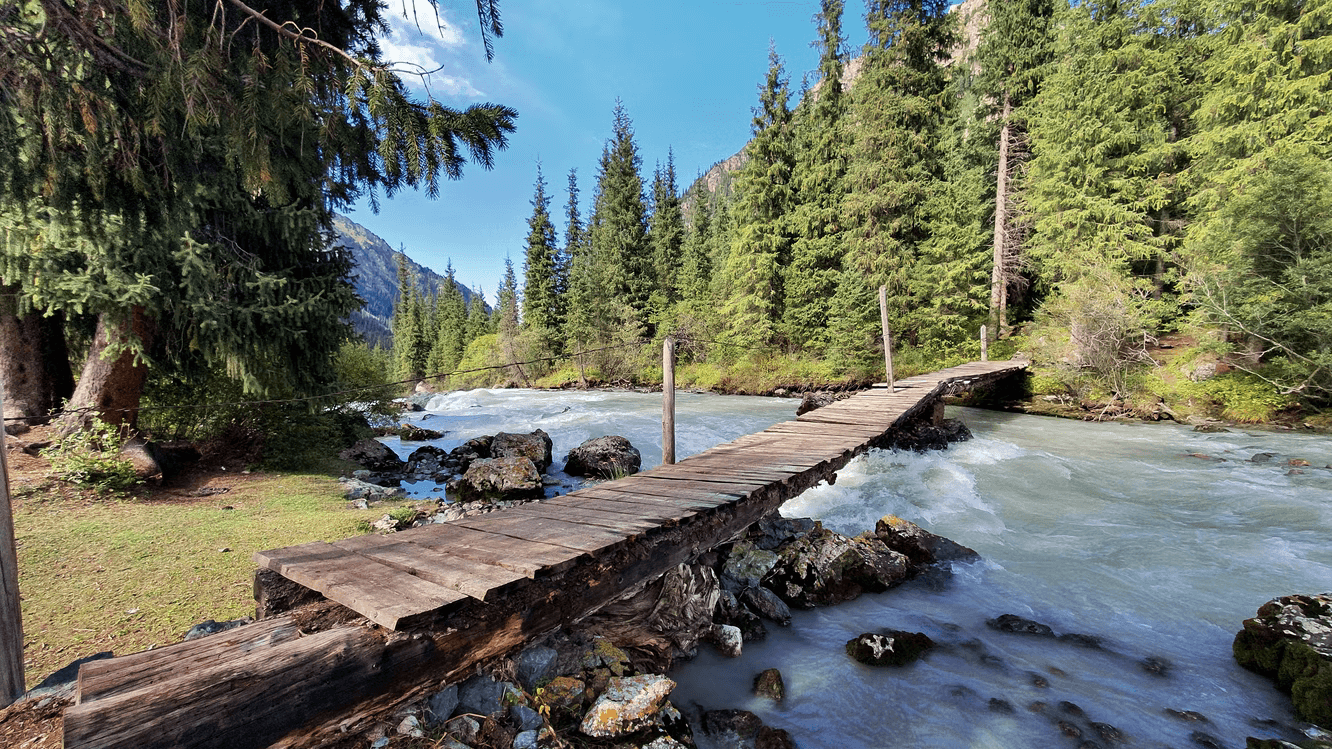 long walking bridge