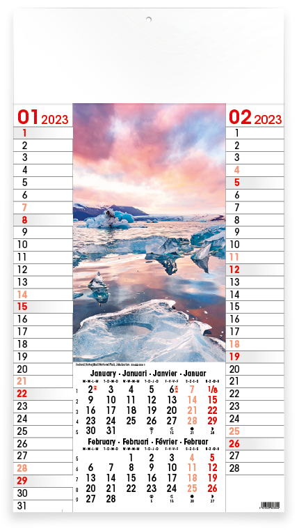 Calendrier Xtra 2023 Ghiandoni - Calendars