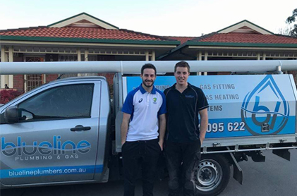 Sponsorships - Blueline Plumbing u0026 Gas