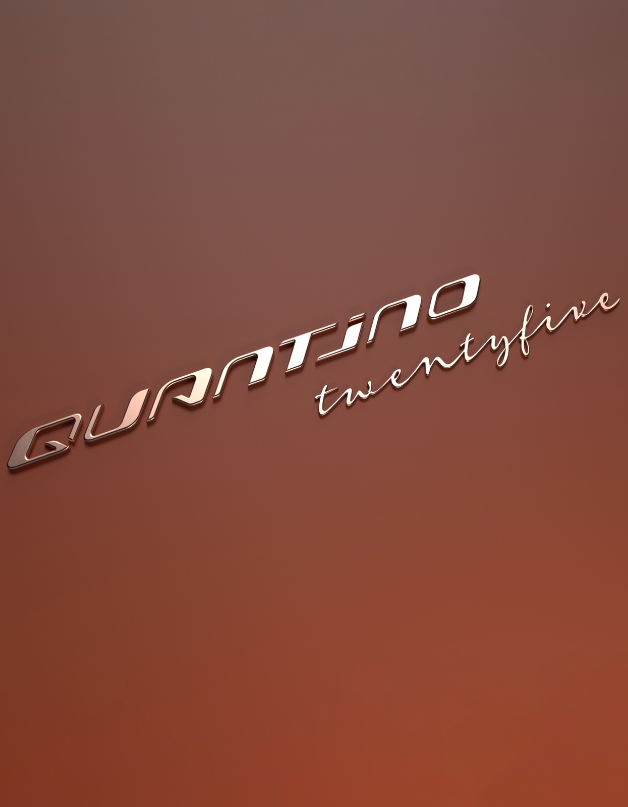 QUANTiNO twentyfive logo plate