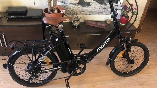 Vélo électrique pliant pas cher Moma Bikes Ebike 20