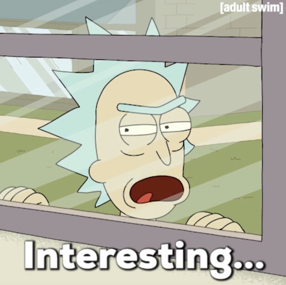 GIF extrait de la série Rick et Morty