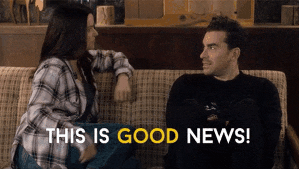 this is good news