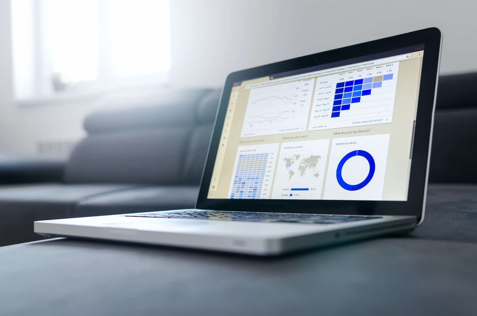 statistiques sur un ordinateur