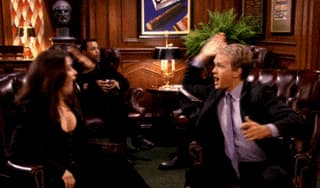 barney de la série How I Met Your Mother fait un high five