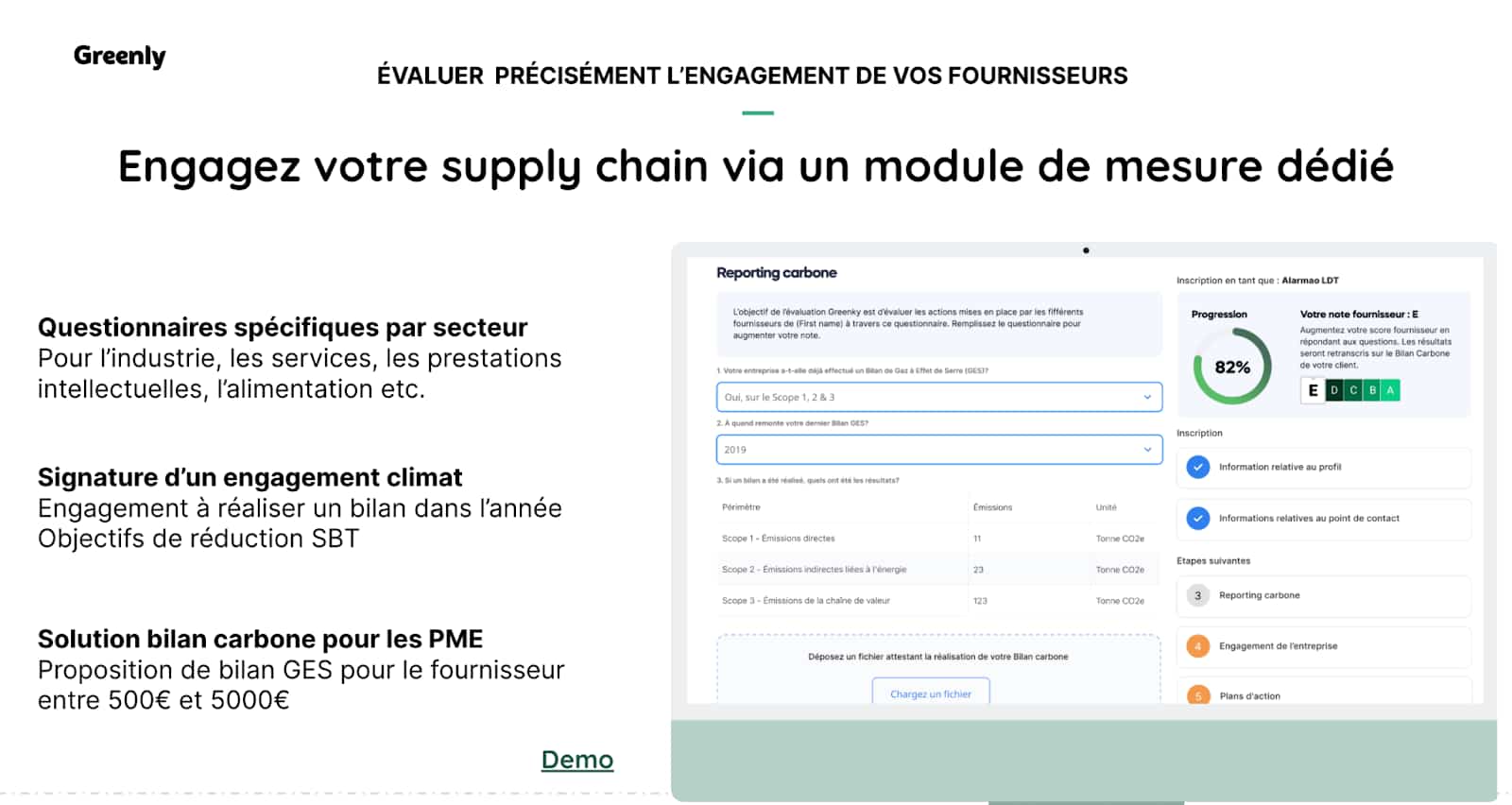 évaluer l'engagement de ses fournisseurs pour le bilan carbone