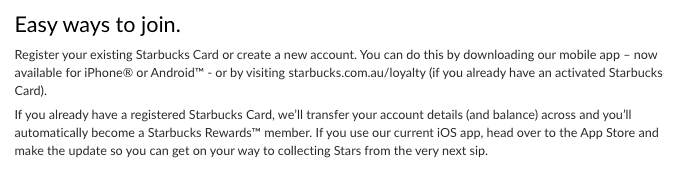 starbucks app join instructions