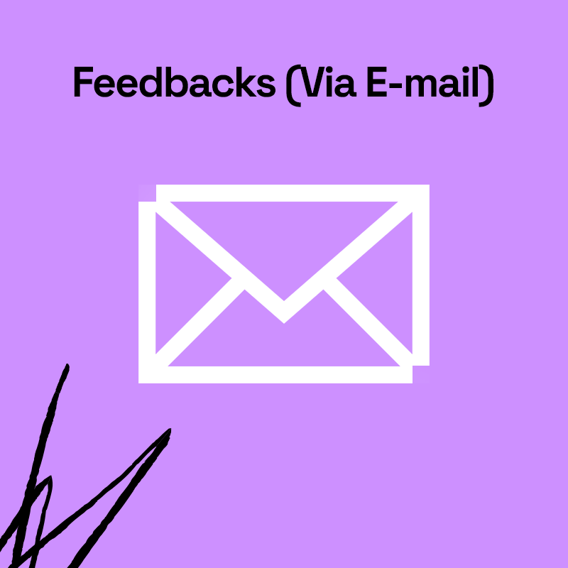 Feedbacks (Via E-mail)