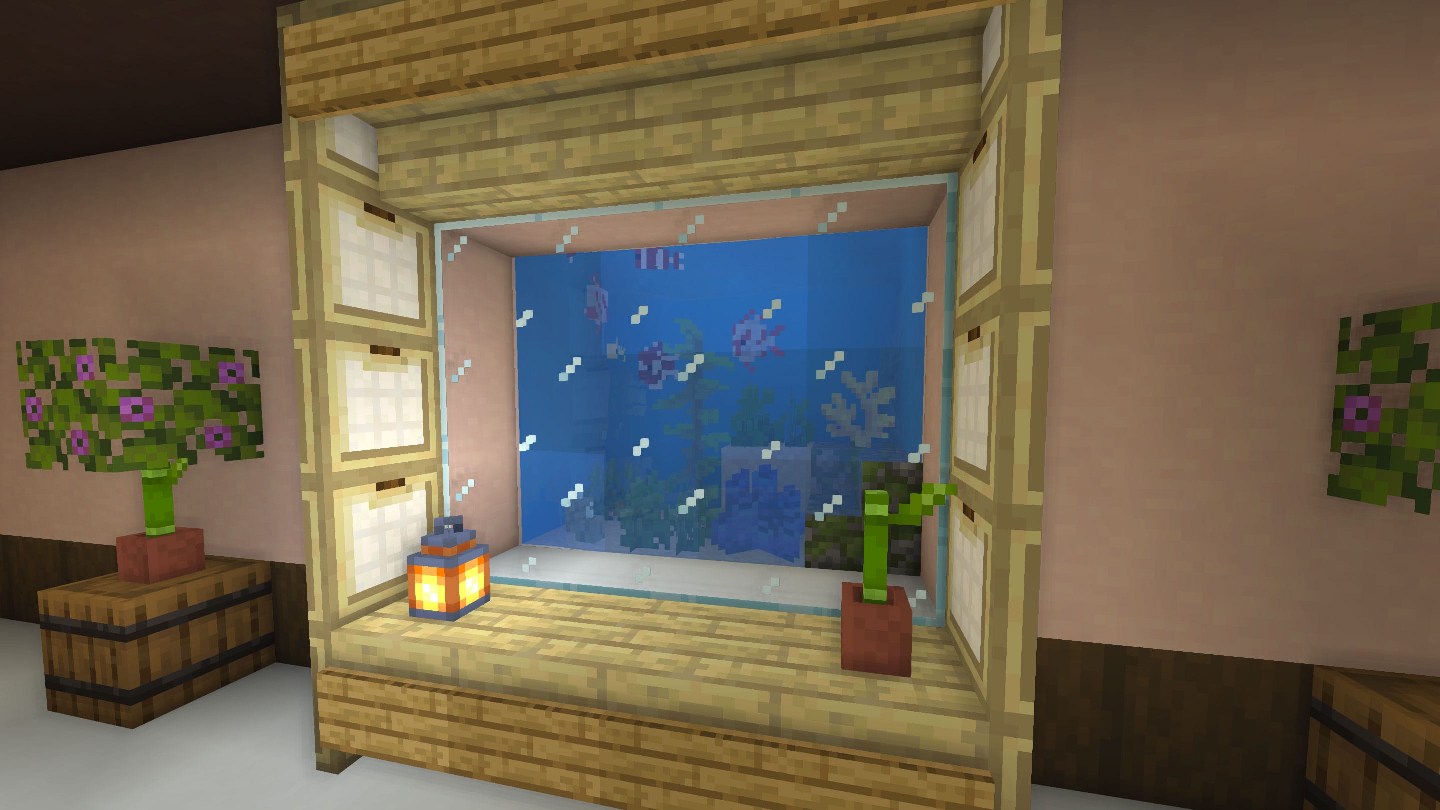 Deep Aquarium Fish Coral By JotBot Minecraft Build Tutorial