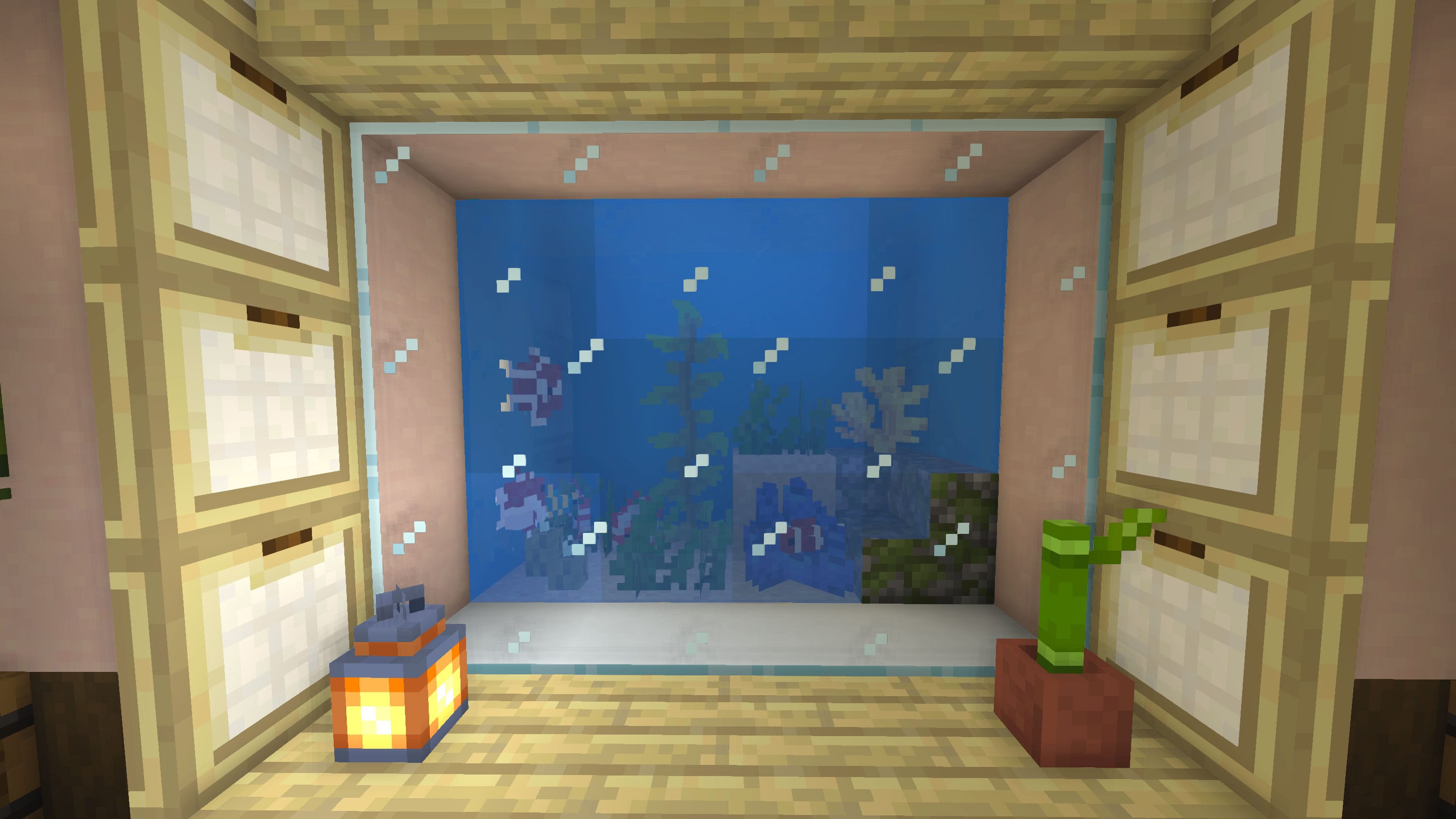 Deep Aquarium Fish Coral By JotBot Minecraft Build Tutorial