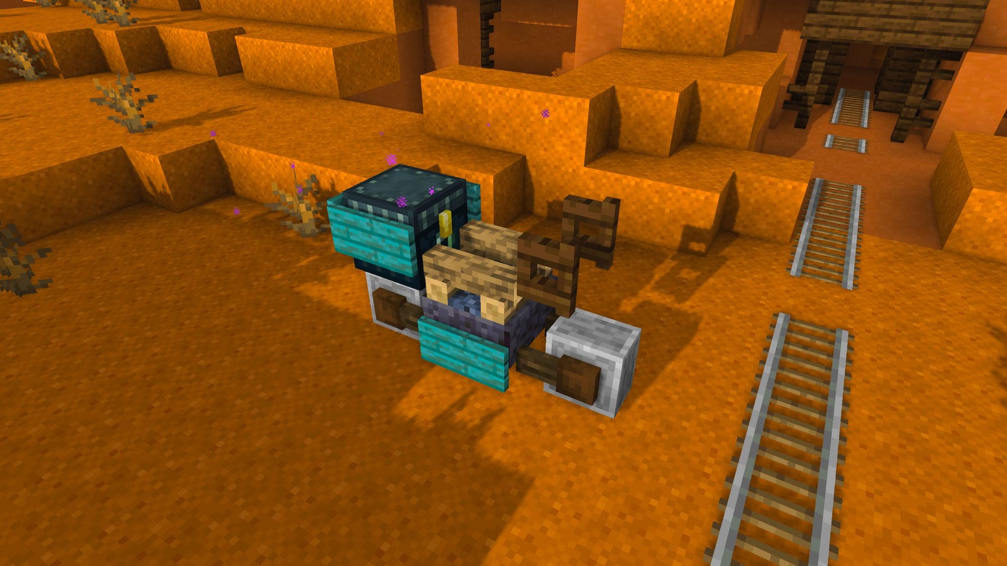 Touring motorbike by JotBot Minecraft Build Tutorial