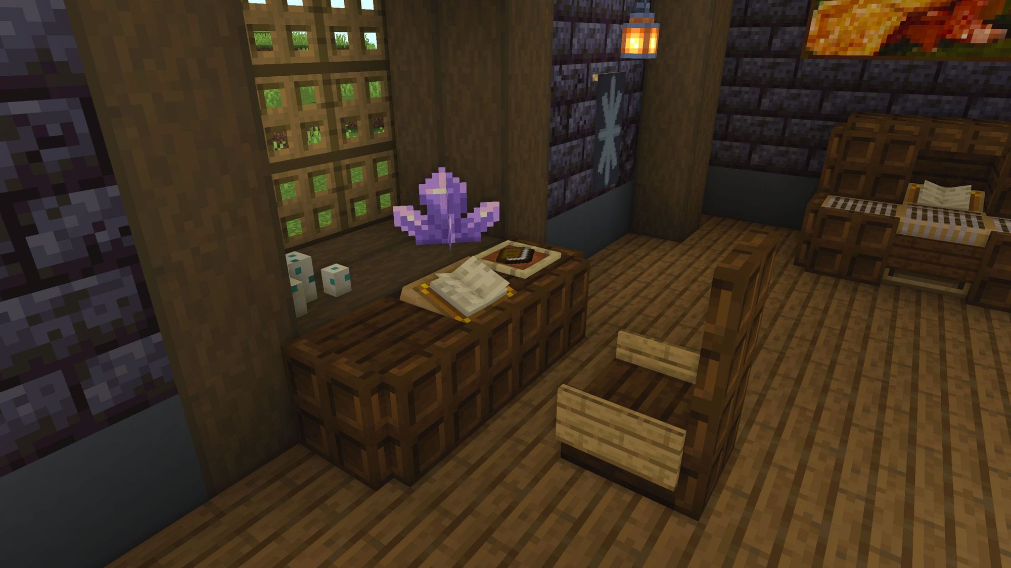 Philosopher desk by JEFFERSCRAFT1 Minecraft Build Tutorial