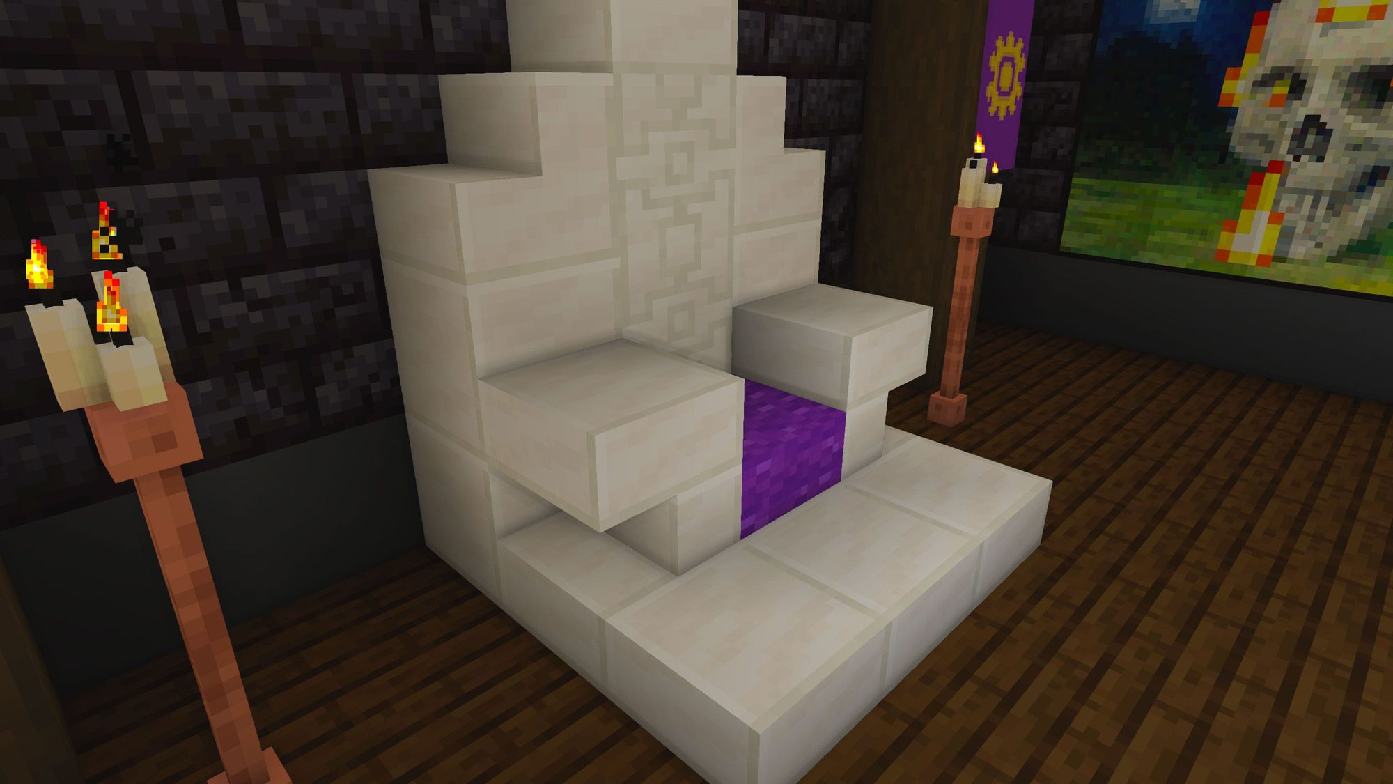 How To Build A Throne In Minecraft How To Build A Throne In Minecraft