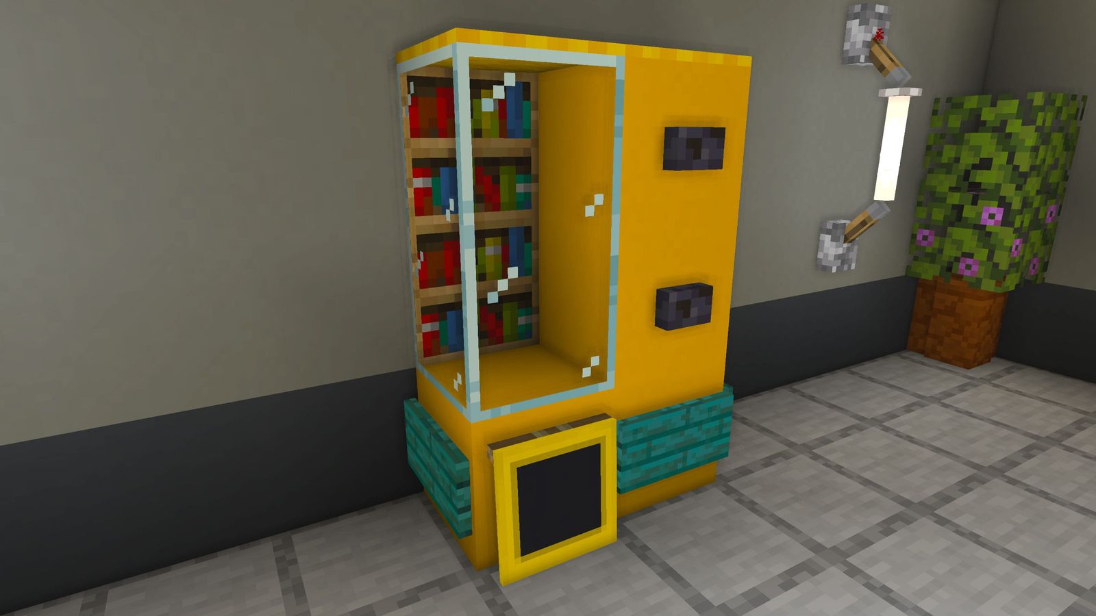 Simple vending machine by JotBot Minecraft Build Tutorial