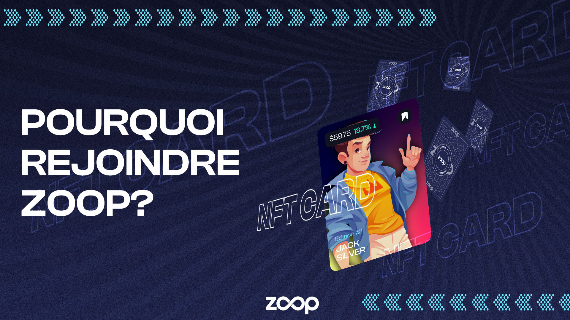 POURQUOI REJOINDRE ZOOP ?