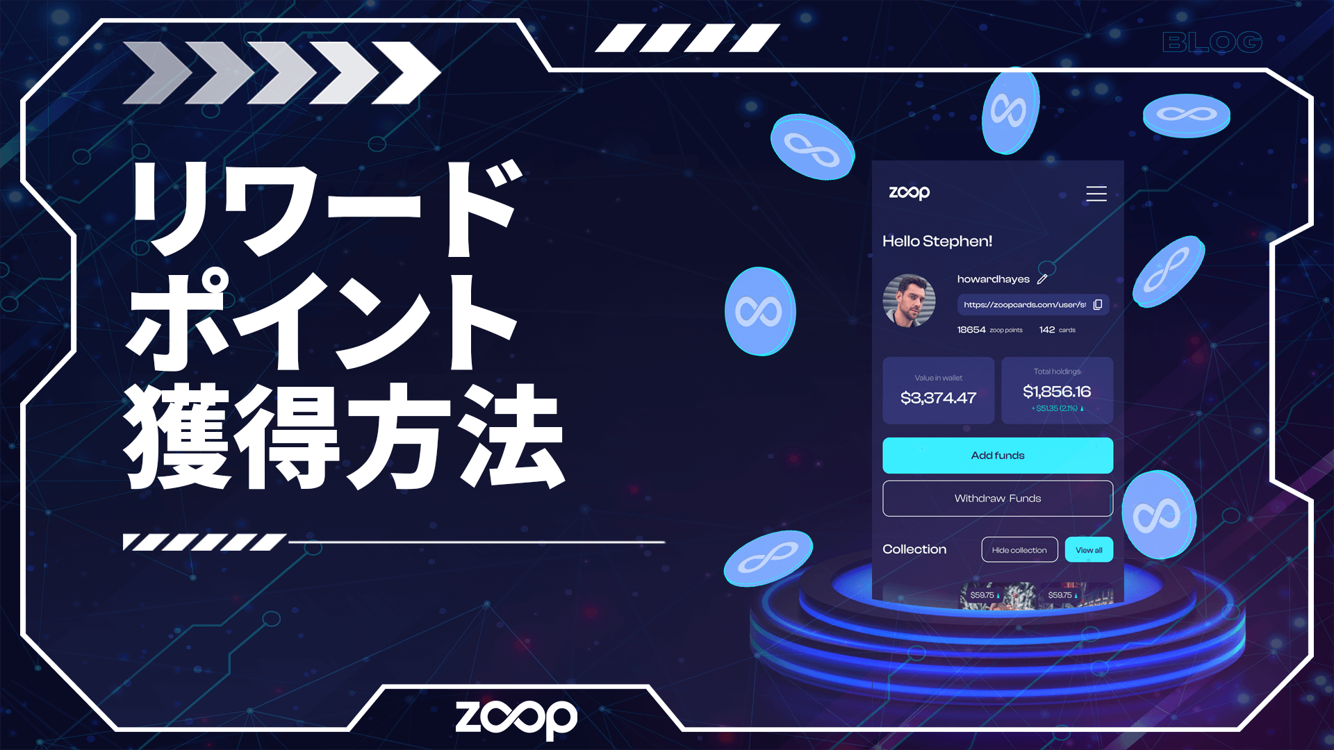 リワードポイント獲得方法