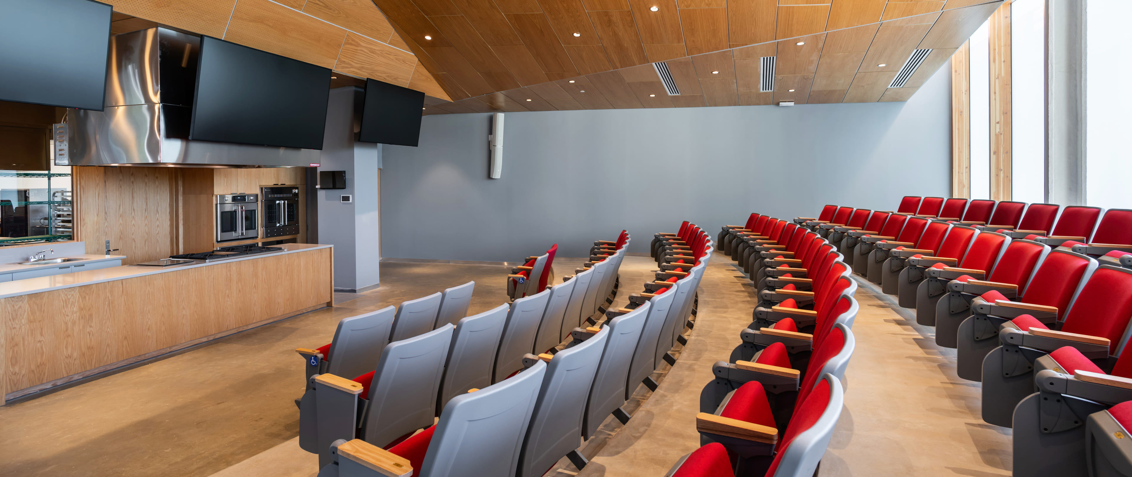 Photo of theater-style seating.