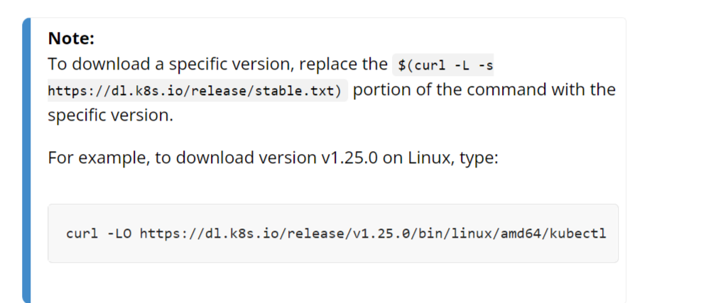 Install kubectl on Linux