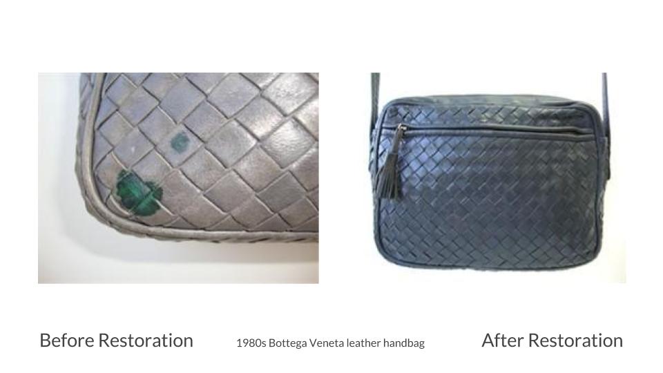 Cleaning and restoring handbags Removing exterior ink stains