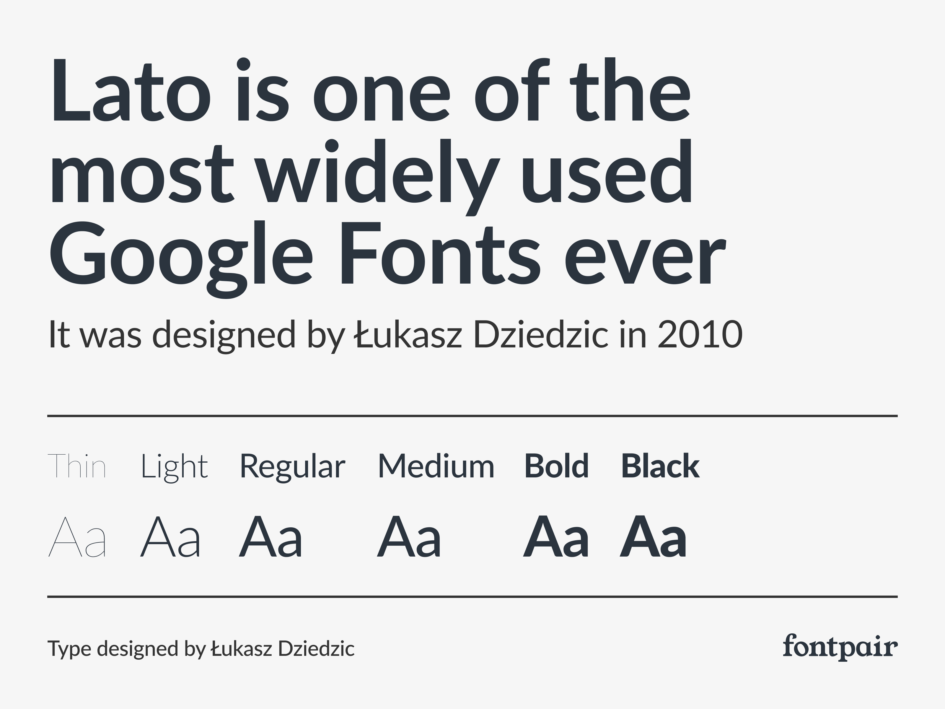 Google Lato Font