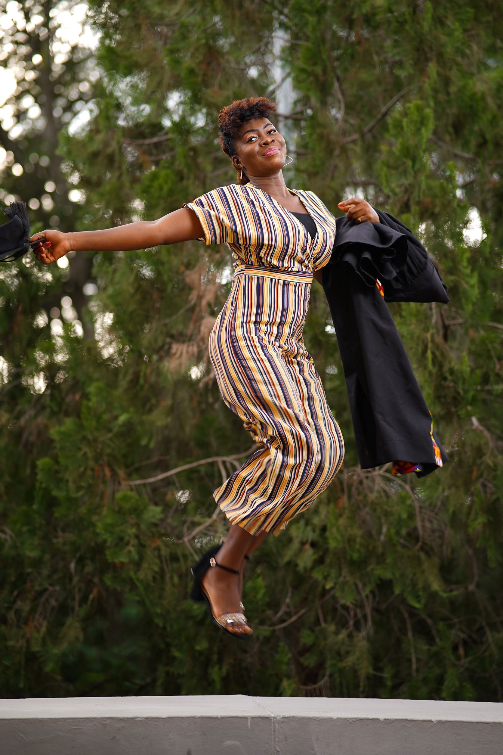 Woman jumping