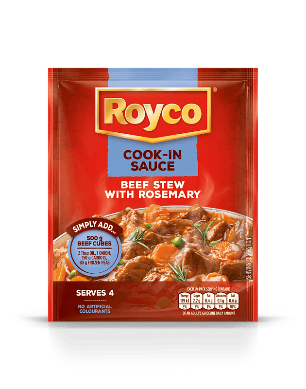 Beef Stew with Rosemary Royco®